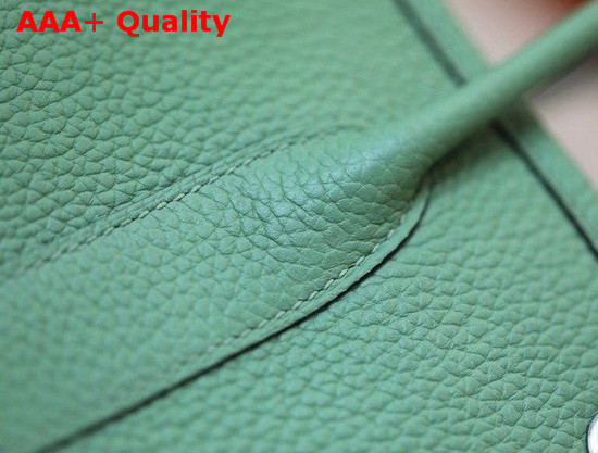 Hermes Garden Party 30 Bag in Green Taurillon Clemence Leather Replica