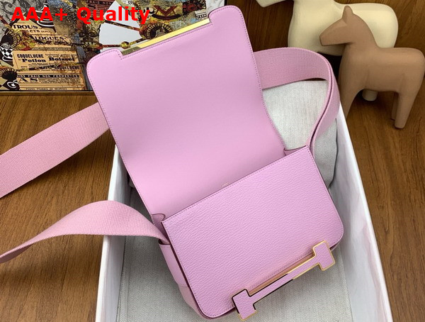 Hermes Geta Bag in Ultra Pink Goatskin Replica