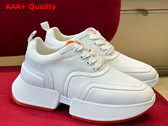 Hermes Giga Sneaker in Blanc Stitched Mesh and Calfskin Replica