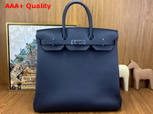 Hermes Hac Birkin 40 Bag in Midnight Blue Togo Leather Replica