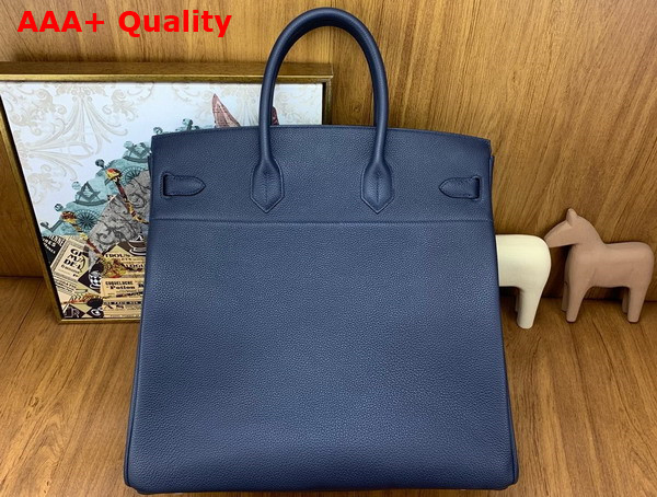 Hermes Hac Birkin 40 Bag in Midnight Blue Togo Leather Replica