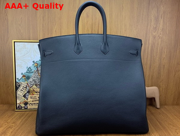 Hermes Hac Birkin 50 Bag in Black Togo Leather Replica