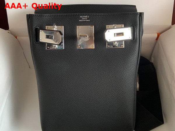 Hermes Hac a Dos PM Backpack in Black Togo Leather Replica