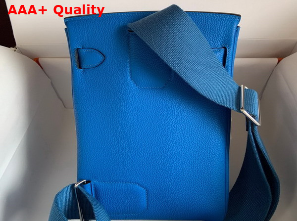 Hermes Hac a Dos PM Backpack in Bright Blue Togo Leather Replica