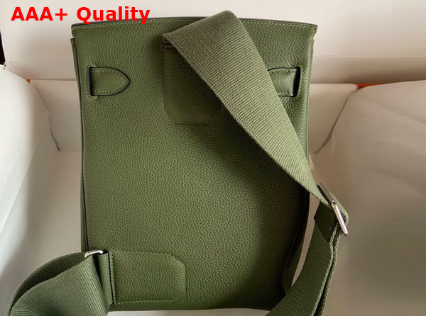 Hermes Hac a Dos PM Backpack in Dark Green Togo Leather Replica