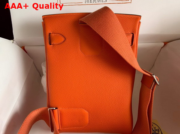 Hermes Hac a Dos PM Backpack in Orange Togo Leather Replica