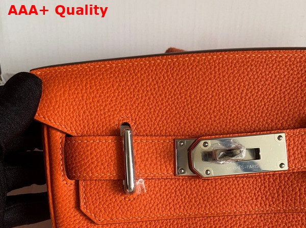 Hermes Hac a Dos PM Backpack in Orange Togo Leather Replica