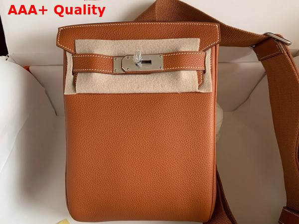 Hermes Hac a Dos PM Backpack in Tan Togo Leather Replica