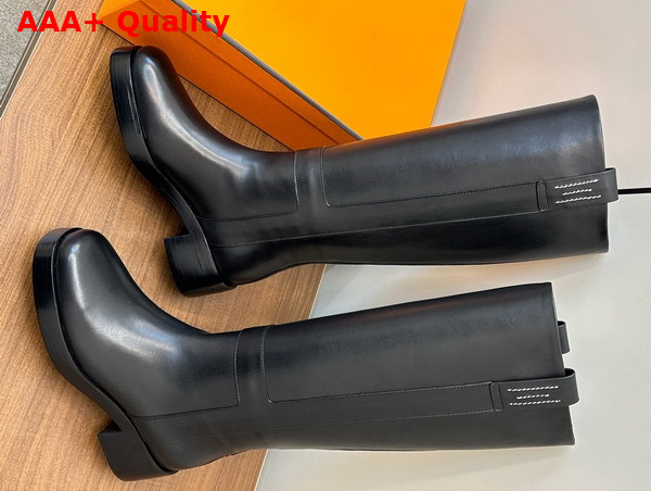 Hermes Horse Boot in Black Calfskin Replica