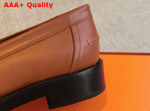 Hermes Hot Loafer in Naturel Calfskin Replica