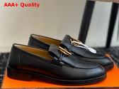 Hermes Impact Loafer Noir Calfskin Replica