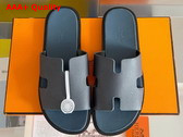 Hermes Izmir Sandal in Marine Epsom Calfskin Replica