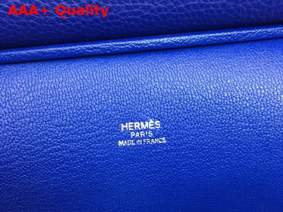 Hermes Jypsiere 28 Bag Electronic Blue Taurillon Clemence Leather Replica