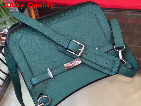 Hermes Jypsiere 28 Bag in Green Taurillon Clemence Leather Replica