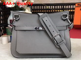 Hermes Jypsiere 28 Bag in Light Grey Taurillon Clemence Leather Replica