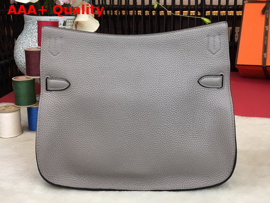 Hermes Jypsiere 28 Bag in Light Grey Taurillon Clemence Leather Replica