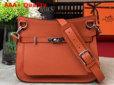 Hermes Jypsiere 28 Bag in Orange Taurillon Clemence Leather Replica