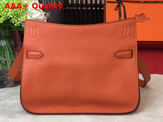 Hermes Jypsiere 28 Bag in Orange Taurillon Clemence Leather Replica