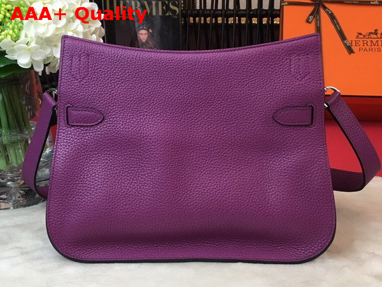 Hermes Jypsiere 28 Bag in Purple Taurillon Clemence Leather Replica