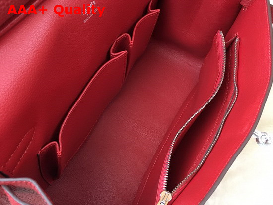 Hermes Jypsiere 28 Bag in Red Taurillon Clemence Leather Replica