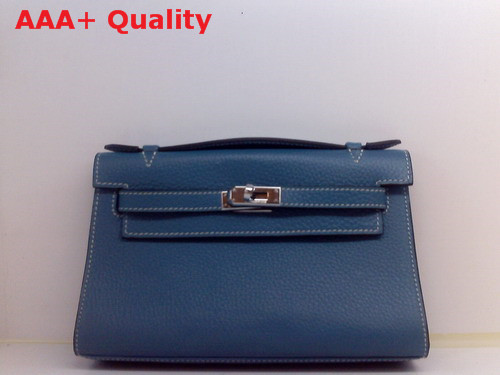 Hermes Kelly 22 Blue Replica