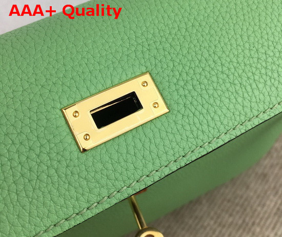 Hermes Kelly 25 in Apple Green Togo Calfskin Replica