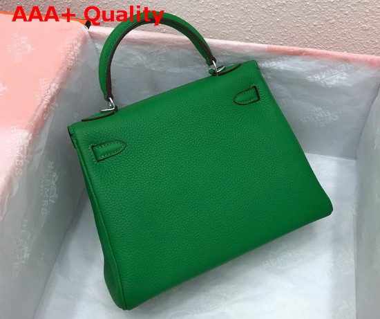 Hermes Kelly 25 in Green Togo Calfskin Replica