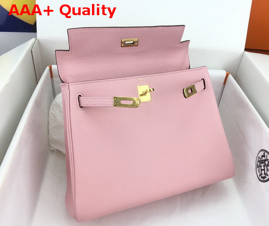 Hermes Kelly 25 in Light Pink Togo Calfskin Replica