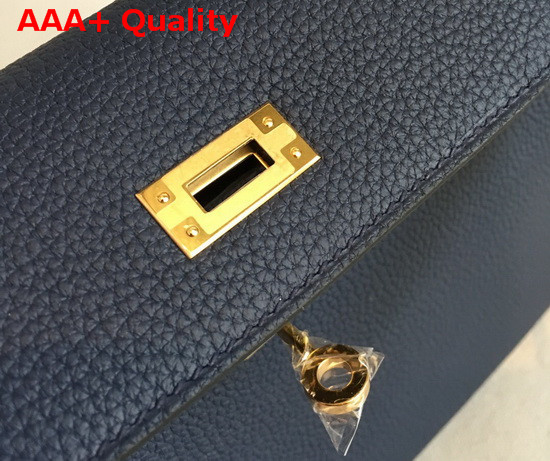 Hermes Kelly 25 in Navy Togo Calfskin Replica