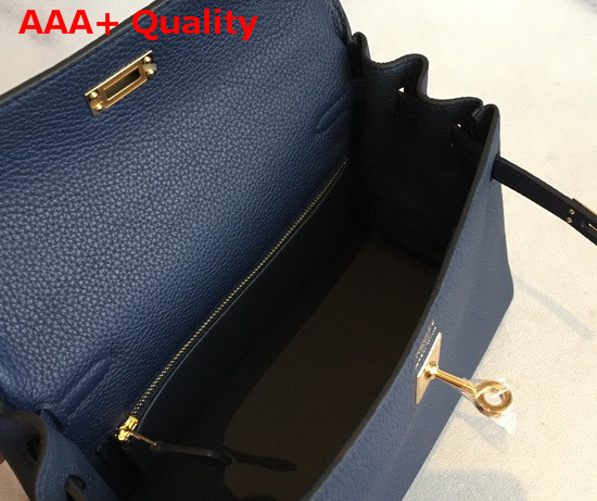 Hermes Kelly 25 in Navy Togo Calfskin Replica