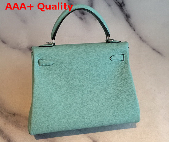 Hermes Kelly 25 in Turquoise Togo Calfskin Replica