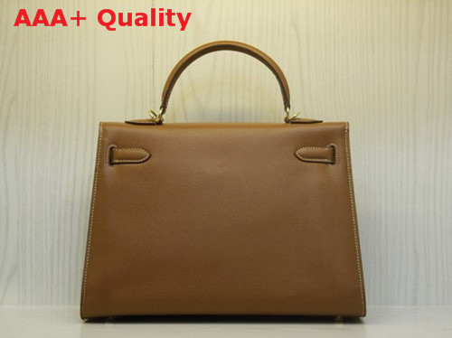 Hermes Kelly 32 Tan Epson Leather Replica