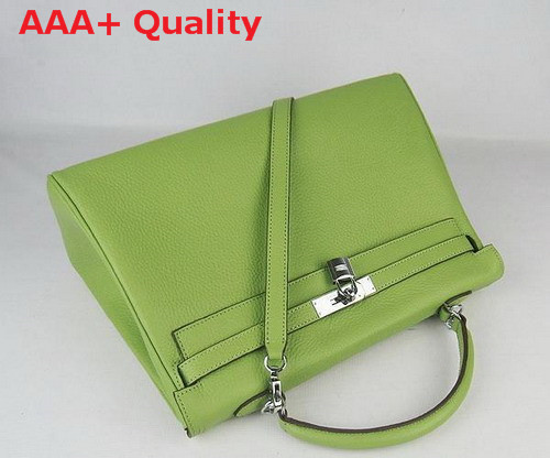 Hermes Kelly 35 Green Silver Replica