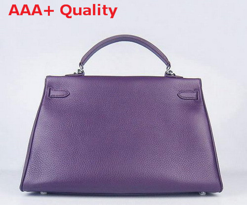 Hermes Kelly 35 Purple Silver Replica