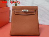 Hermes Kelly Ado II Backpack in Tan Taurillon Clemence Leather Replica