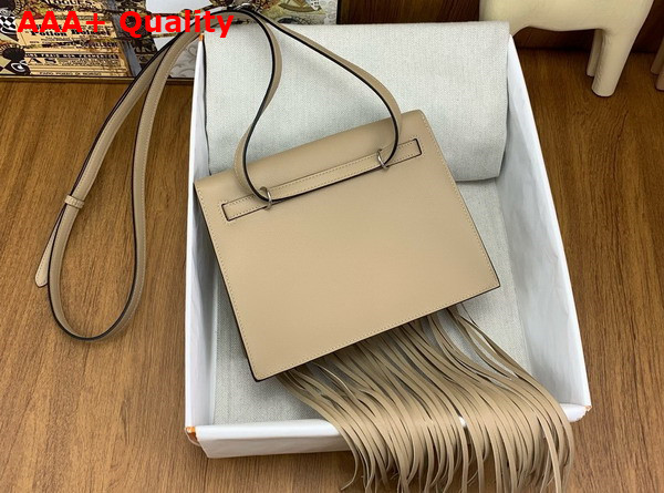 Hermes Kelly Danse Anate Shoulder Bag in Milk Tea Evergrain Calfskin Replica