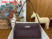 Hermes Kelly Elan in Bordeaux Goatskin Replica