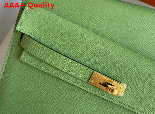 Hermes Kelly II Sellier en Desordre Green Epsom Calfskin Replica