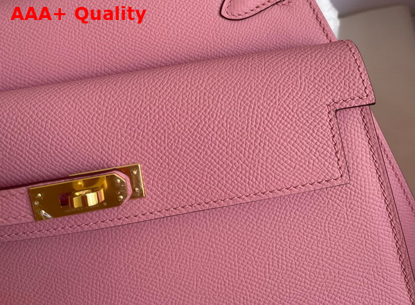 Hermes Kelly II Sellier en Desordre Light Pink Epsom Calfskin Replica