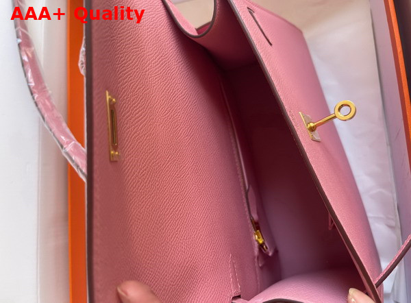 Hermes Kelly II Sellier en Desordre Light Pink Epsom Calfskin Replica