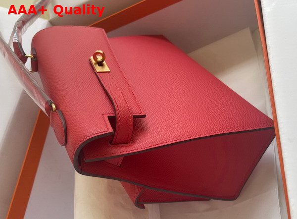 Hermes Kelly II Sellier en Desordre Red Epsom Calfskin Replica