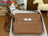 Hermes Kelly Messenger Bag in Gold Brown Togo Calfskin Replica