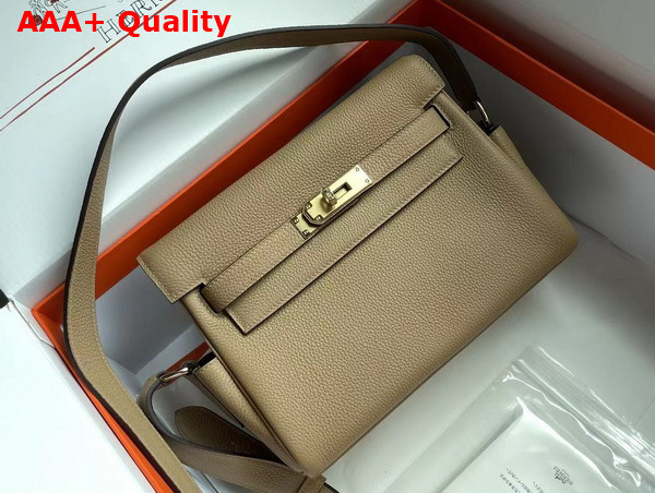 Hermes Kelly Messenger Bag in Gold Togo Calfskin Replica