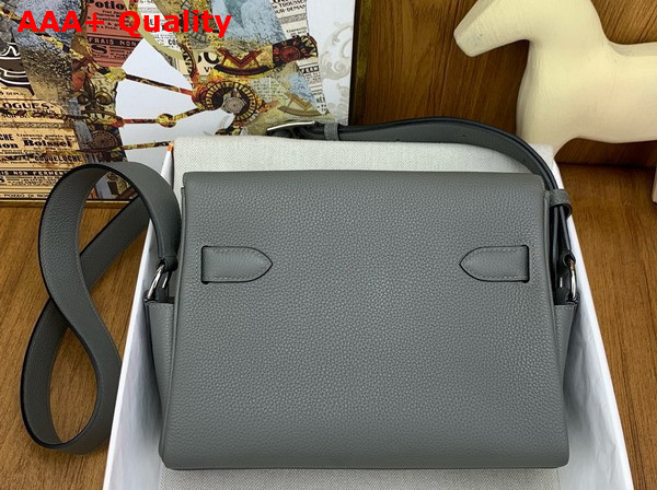 Hermes Kelly Messenger Bag in Storm Togo Calfskin Replica