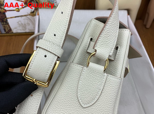 Hermes Kelly Messenger in Milk White Calfskin Replica