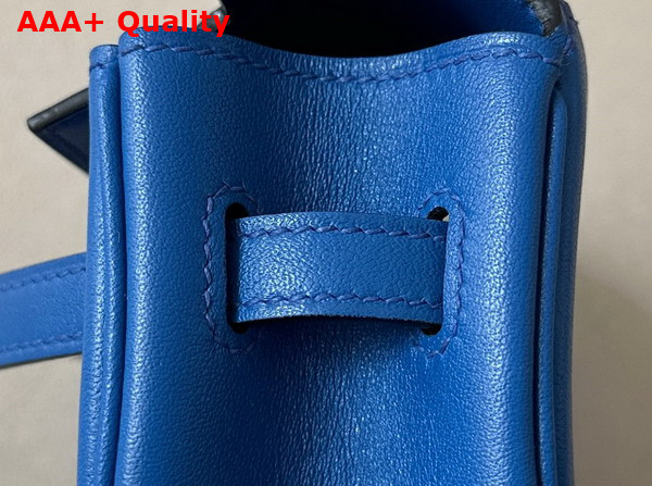 Hermes Kelly Moove Bag in Blue Swift Calfskin Replica