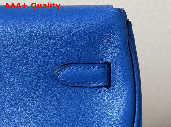 Hermes Kelly Moove Bag in Blue Swift Calfskin Replica