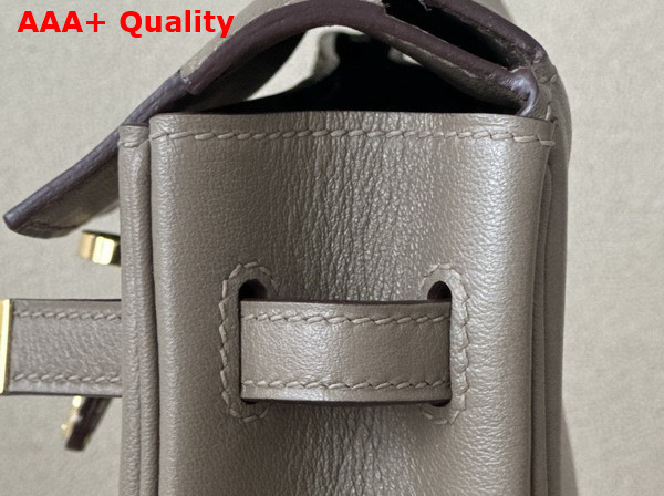 Hermes Kelly Moove Bag in Elephant Grey Swift Calfskin Replica