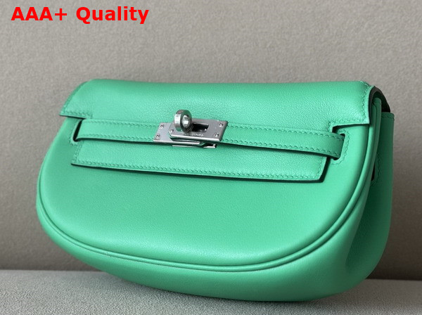 Hermes Kelly Moove Bag in Green Swift Calfskin Replica