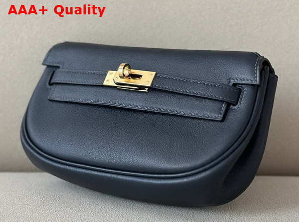 Hermes Kelly Moove Bag in Midnight Blue Swift Calfskin Replica